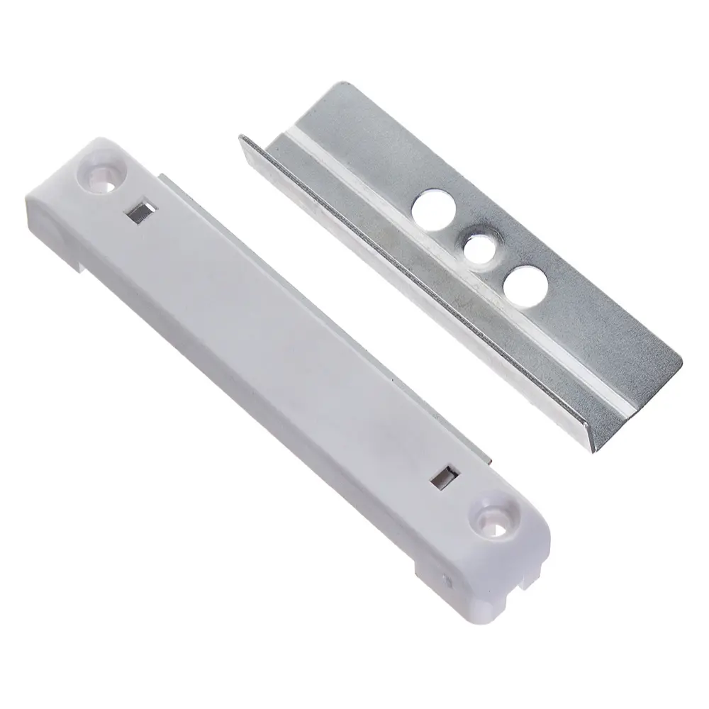 Защёлка балконная магнитная, цвет белый ФАБРИКА ЗАМКОВ STLM-2028213