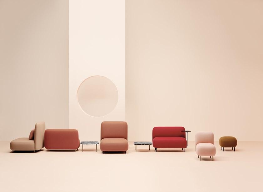 Pedrali Барный диван из мягкой ткани Buddy 215s/tt - Вид №2