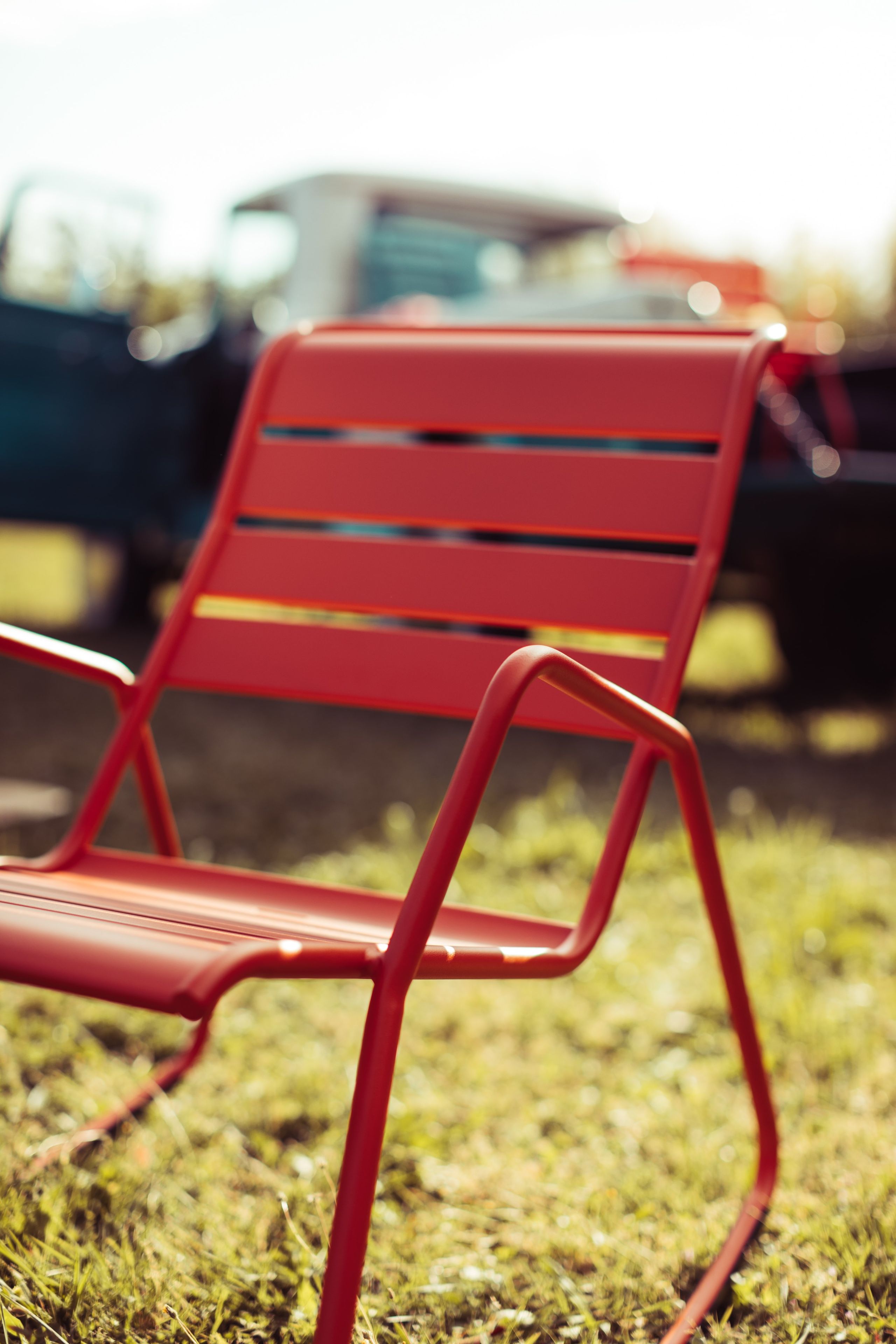 Стальное кресло-качалка с подлокотниками Fermob Monceau ARCH-00036638 - Вид №2