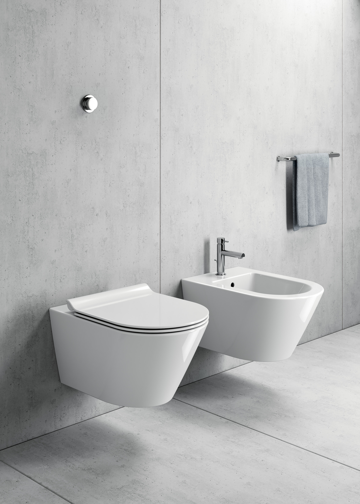 941617 Подвесной унитаз настенный Бежевый GSI ceramica  Италия  - Вид №3