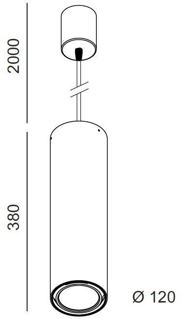 Lucifero's Подвесной светильник из экструдированного алюминия с диммером I-pipedi sun-id-1442921 - Вид №10