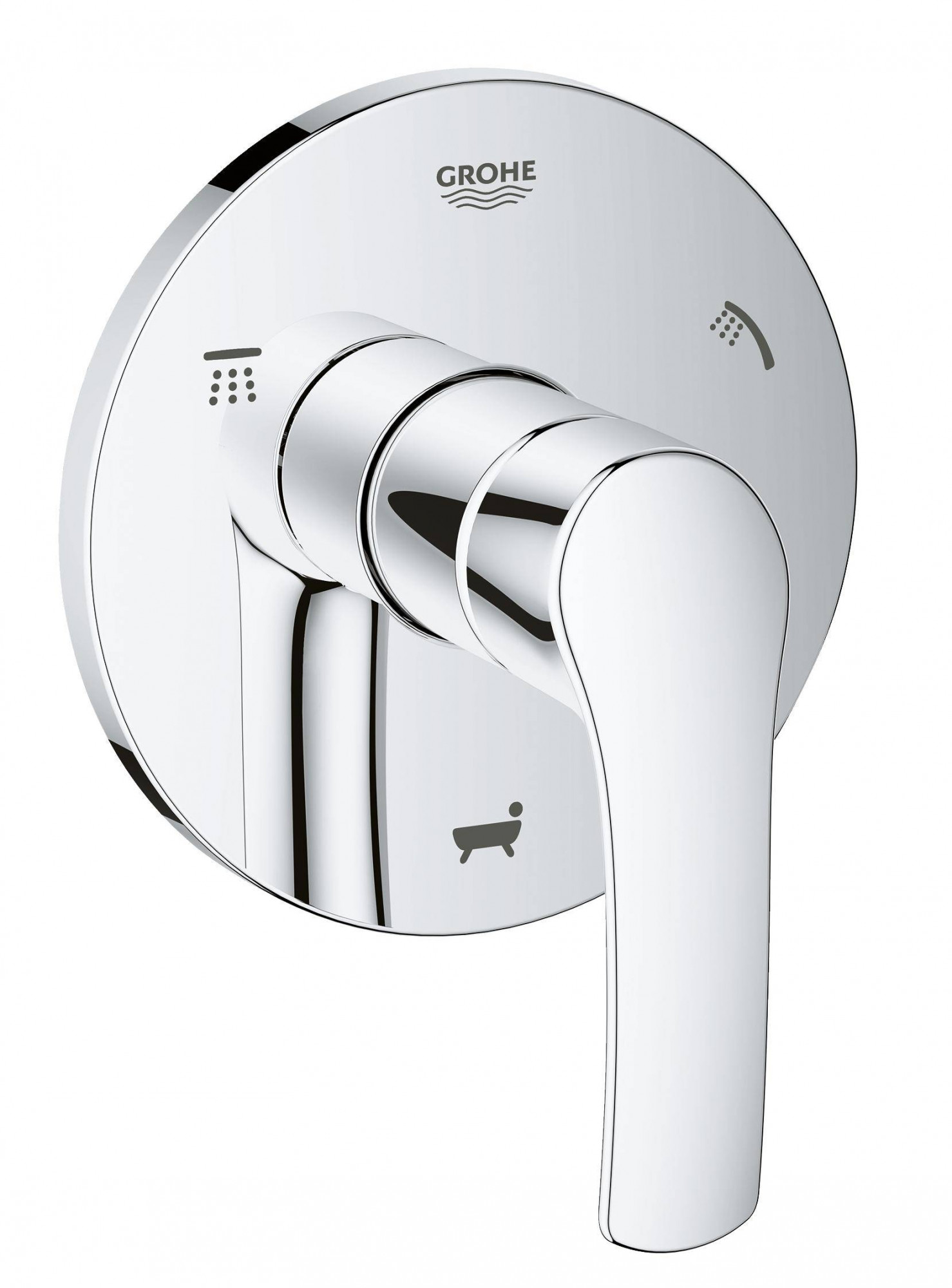 Внешняя часть переключателя GROHE Eurosmart New на 3 положения, хром (19972002)