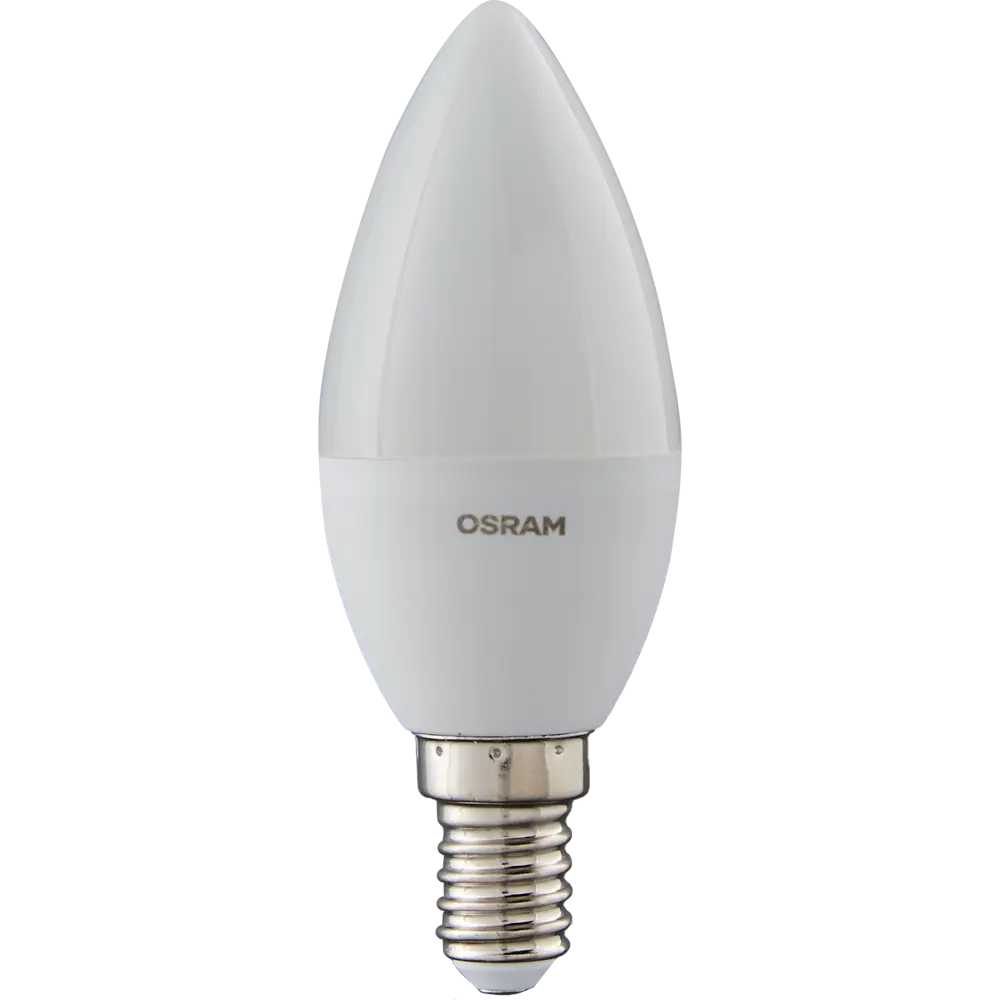 Лампа светодиодная Osram Antibacterial E14 220-240 В 5.5 Вт свеча 470 лм нейтральный белый свет 82807762 STLM-2131780  - Вид №1