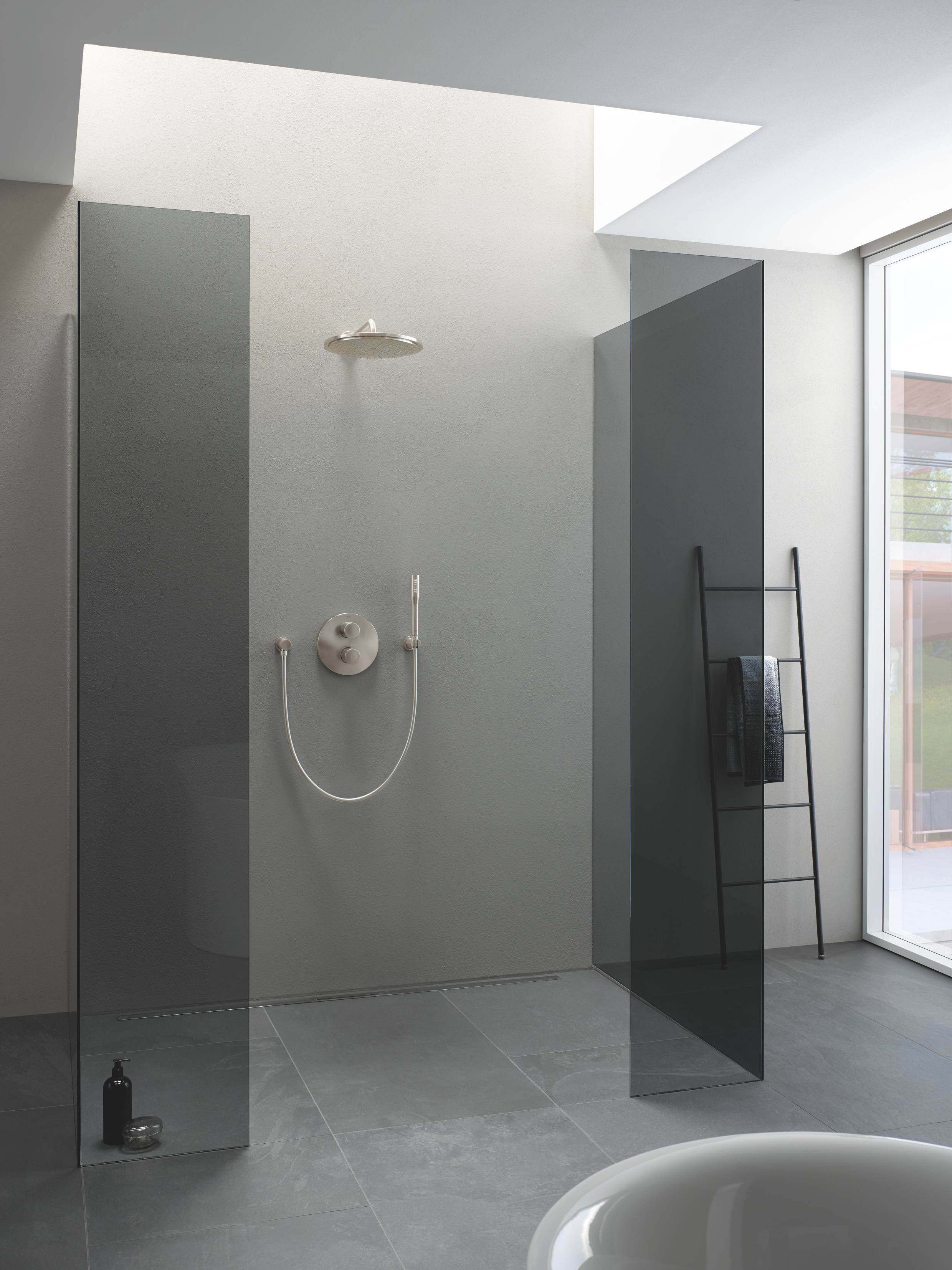 Верхний душ GROHE Rainshower с кронштейном, никель матовый (26066EN0) - Вид №2