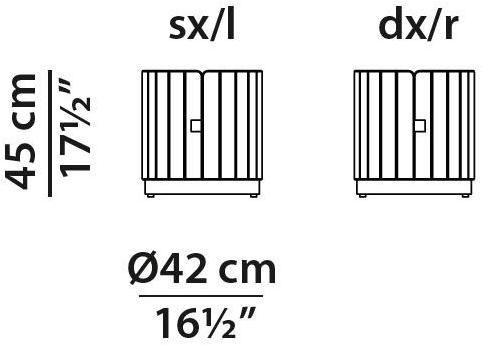 BAXTER Круглый прикроватный столик Ninfea sun-id-1429299 - Вид №7