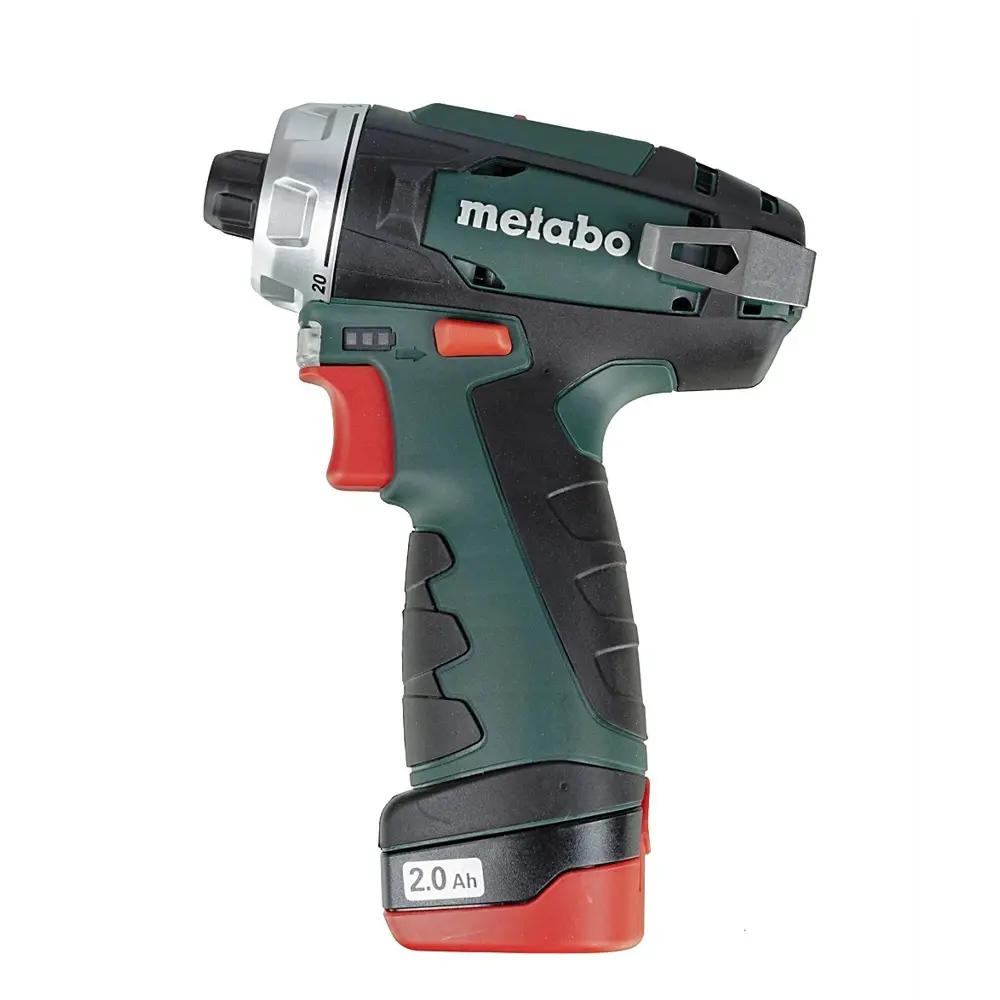 Дрель-шуруповерт аккумуляторная Metabo PowerMaxx BS 600984000, 12 В Li-Ion 2x2 Ач 92014948 STLM-2206147  - Вид №3