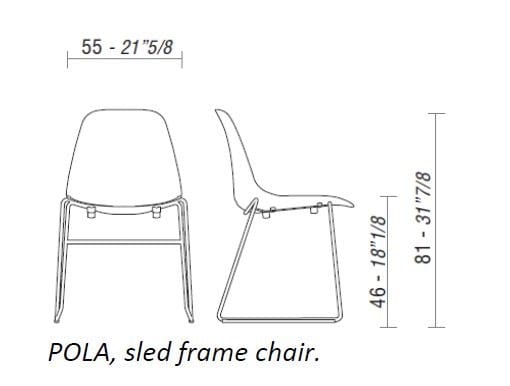 Штабелируемый стул из полипропилена ESTEL GROUP ARCH-00023046 - Вид №3