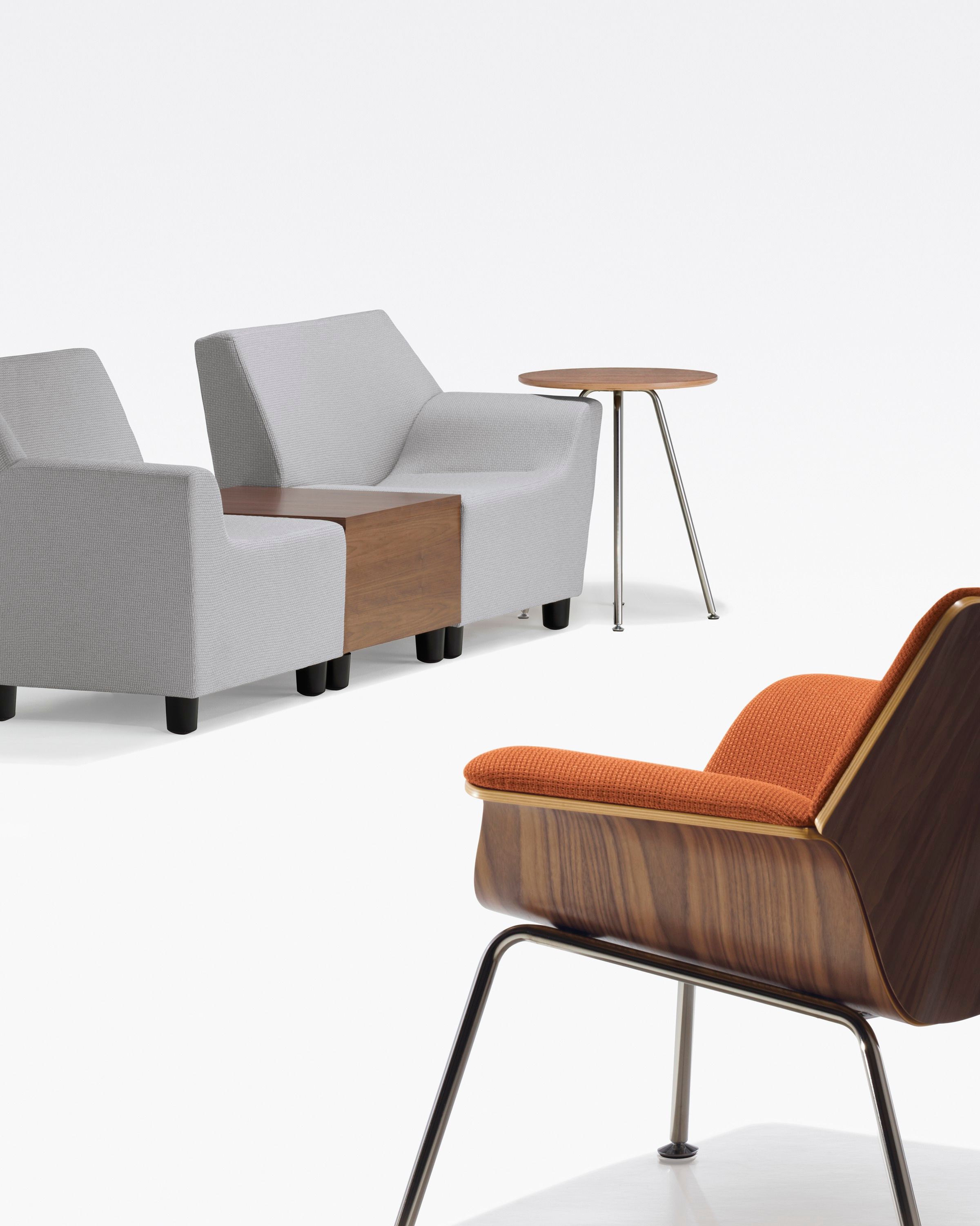 Круглый деревянный журнальный столик Herman Miller Swoop ARCH-00043276 - Вид №4