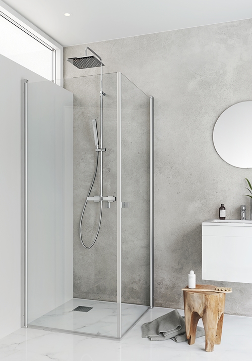 1450410 Igloo Pro Corner Двойное Прозрачное Стекло 80X80 Hafa Прозрачный 