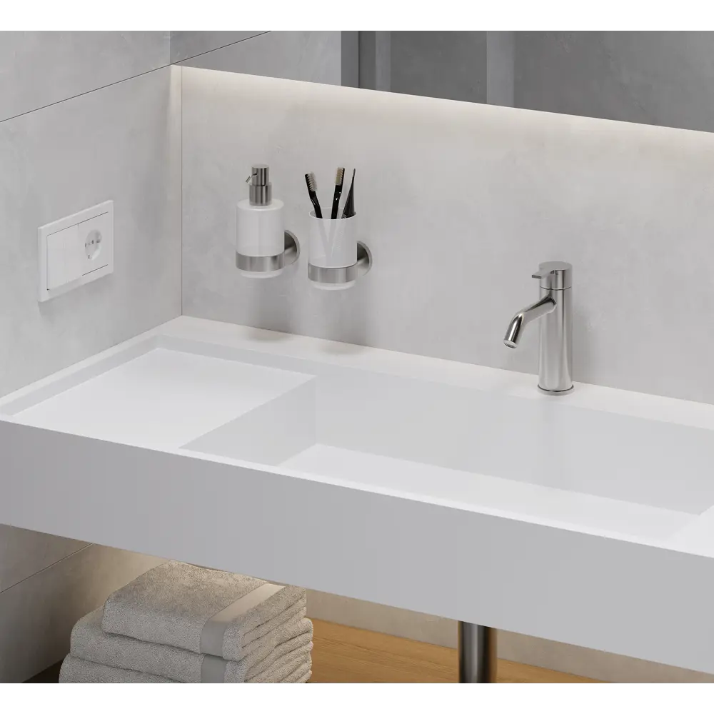 Керамогранит Duna Cemento Perla 60x60 матовый цвет серый 1.44 м² Santreyd STLM-2054619 - Вид №6