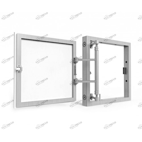 Алюминиевый люк под плитку, распашной, нажимной с регулировкой 500Х500 ВОЗРОЖДЕНИЕ sun-id-1025109