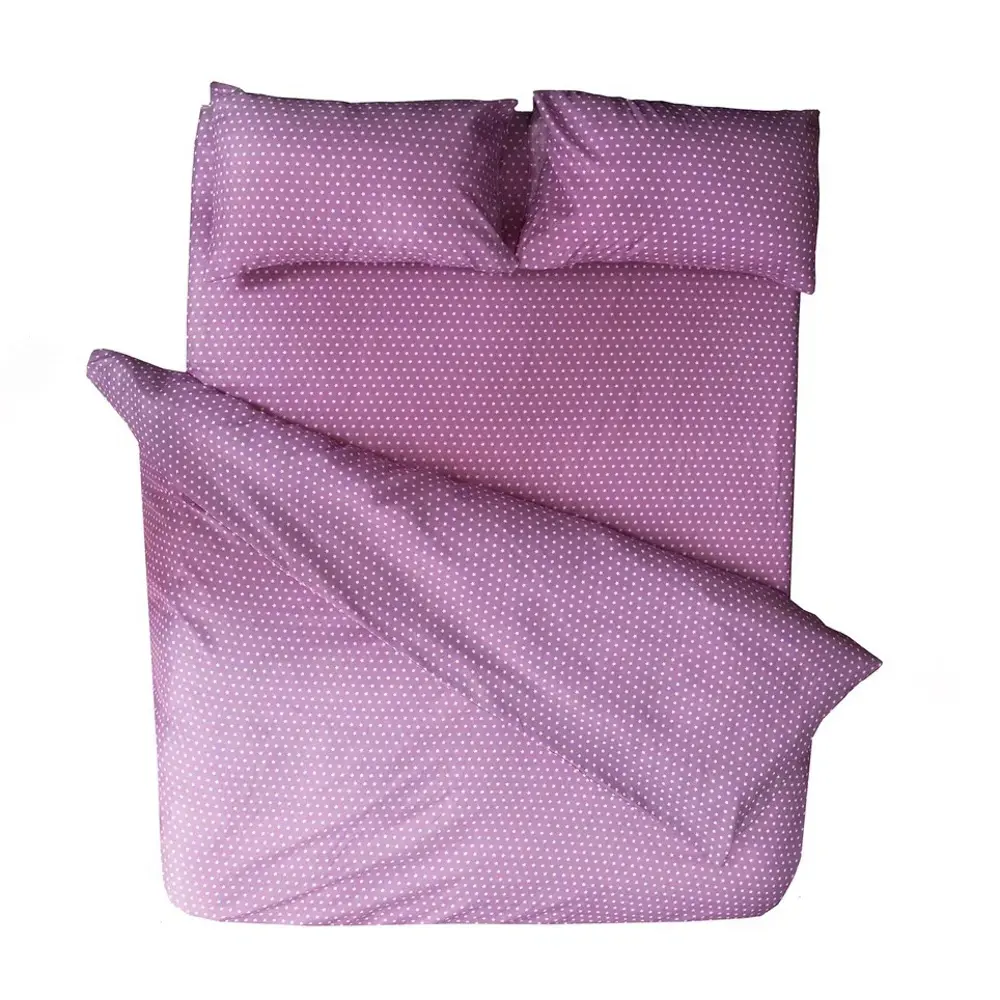 Комплект постельного белья Eclair Пьюр евро полисатин нежно лиловый STLM-2108331 - Вид №2