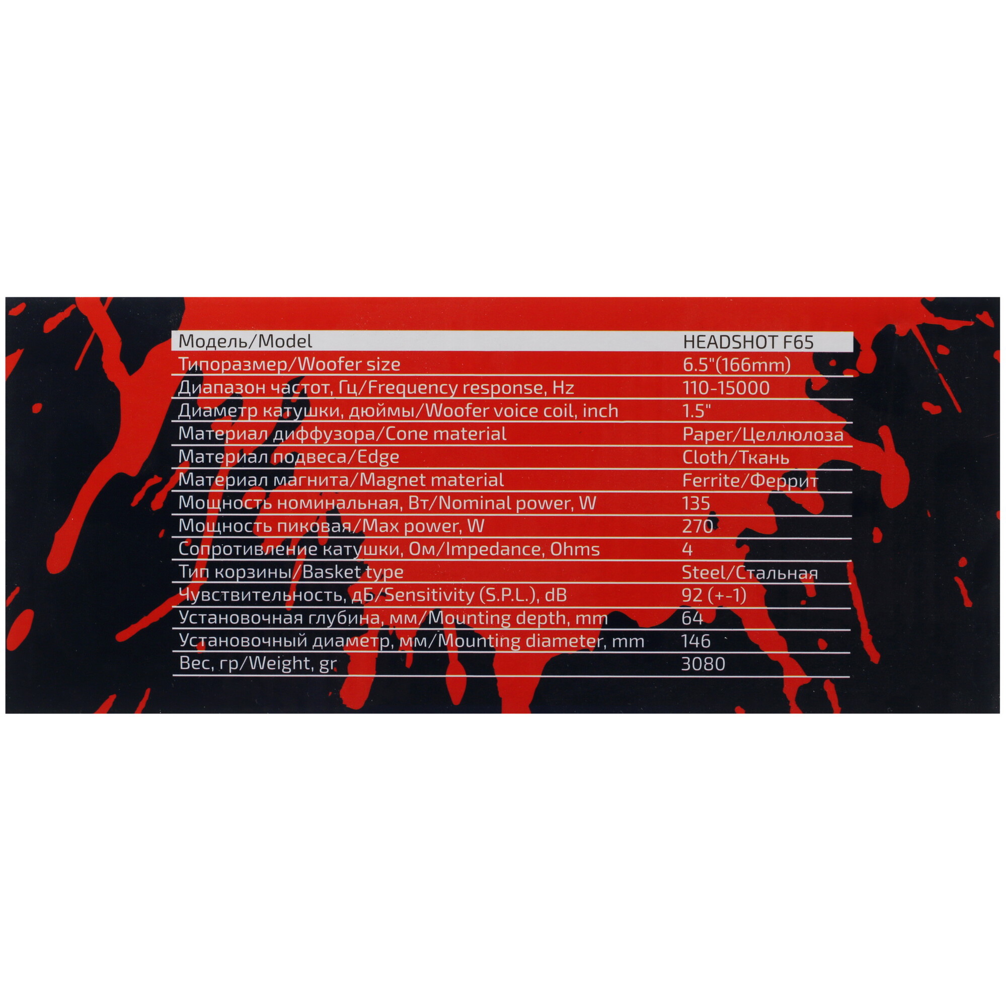 5085984 Среднечастотная акустическая система Kicx HeadShot F65 STDN-0024283 - Вид №5