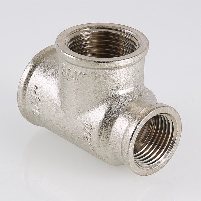 VTr.750.RN.050404 Фитинг резьбовой – тройник переходной Valtec 3/4" х 1/2" х 1/2"  - Вид №5