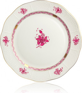 10628813 Herend Блюдо круглое 33см "Аппони" (розовый) Фарфор