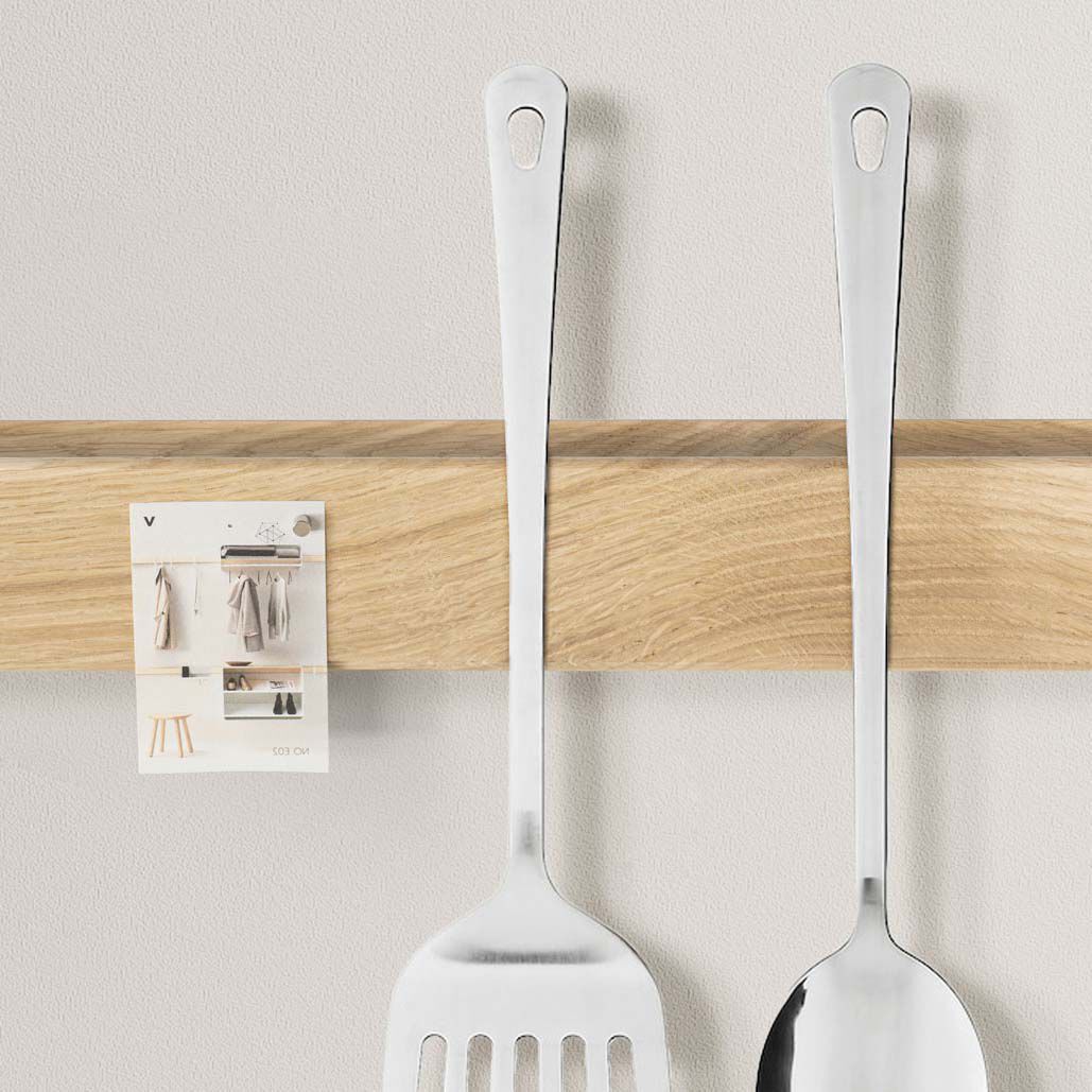 Настенная деревянная секционная прихожая с зеркалом Variand Furniture E12 ARCH-00045701 - Вид №23