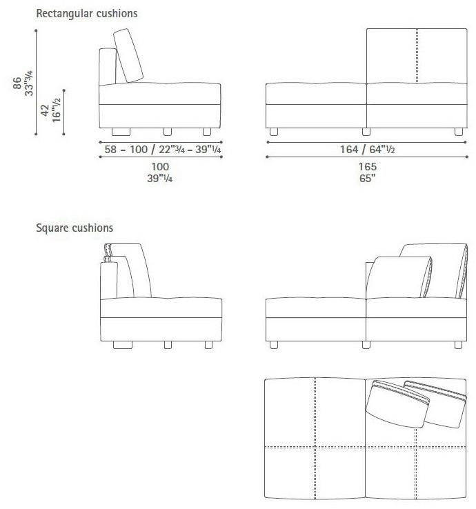Poltrona Frau Модульный диван La collezione - divani e poltrone sun-id-1459157 - Вид №43