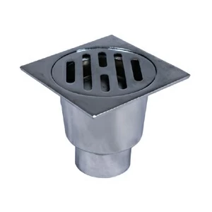 Трап 10х10 нерж.прямой (Е)