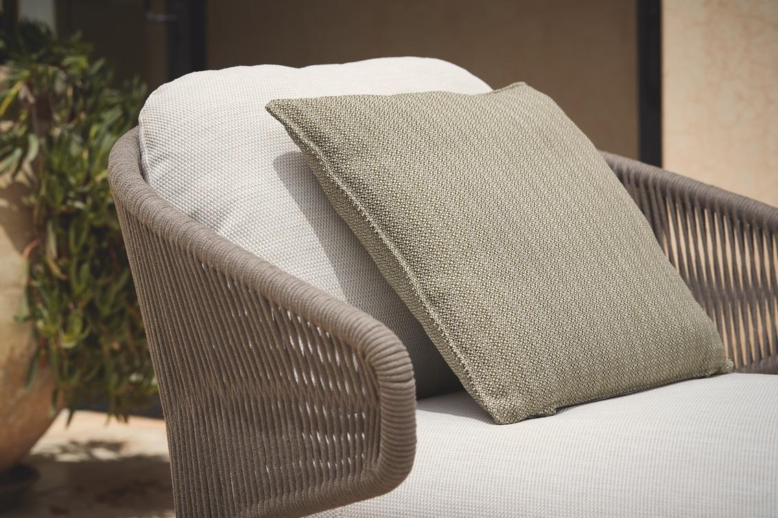 MNST23 Шезлонг лава серебро Manutti Radius - Вид №1