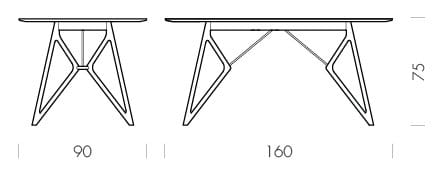 Прямоугольный обеденный стол Gazzda TINK ARCH-00054672 - Вид №20