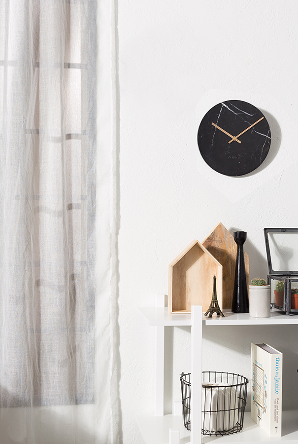 Часы Marble Time черные Zuiver 8500033 - Вид №1