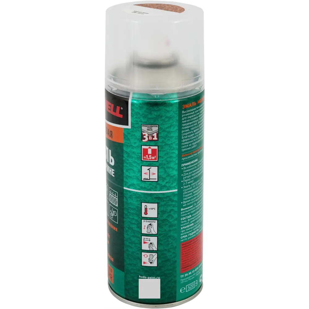 Эмаль по ржавчине Donewell цвет чёрная медь 0.52 л KUDO STLM-2141633 - Вид №2