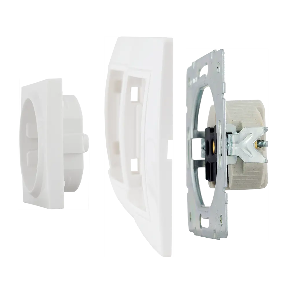 Рамка TDM ELECTRIC для розеток и выключателей горизонтальная белая 85591180 Таймыр STLM-0064406 - Вид №3