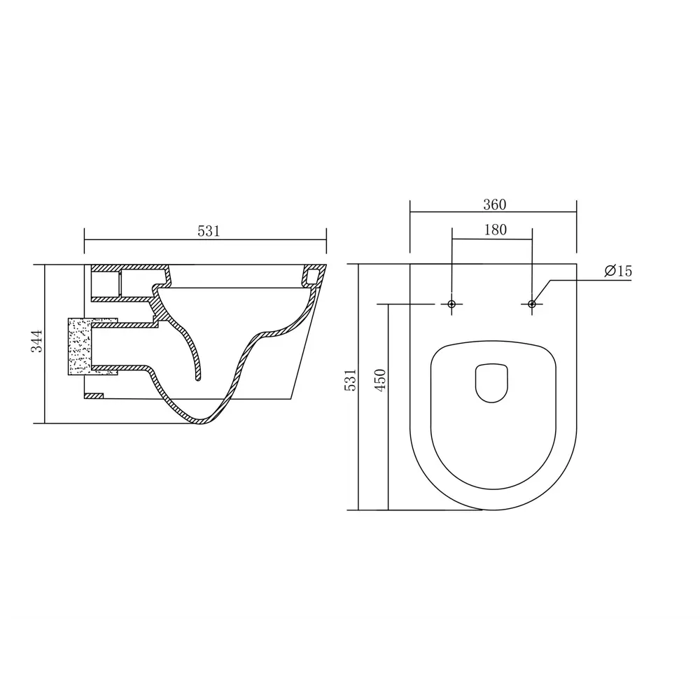 Комплект инсталляция Grohe Rapid SL 39501000 с унитазом Aquatek Бетта AQ1253W-00 безободковый с микролифтом клавиша цвет хром 88878367 STLM-2085517 - Вид №7