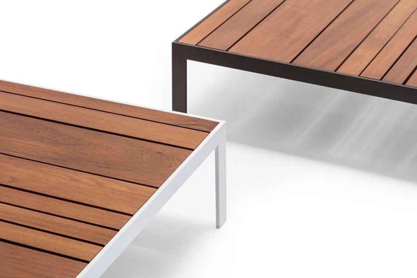 Andreu World Прямоугольный столик для сада из тика Sand table Me 4319 - Вид №2