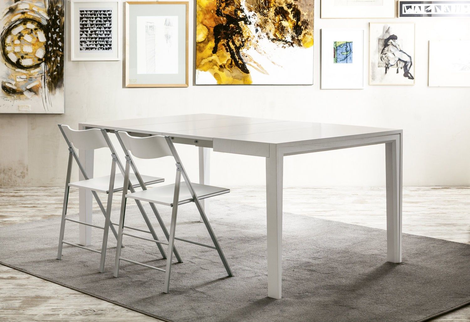 Прямоугольная выдвижная консоль из массива дерева Pacini & Cappellini VOILÀ ARCH-00057957