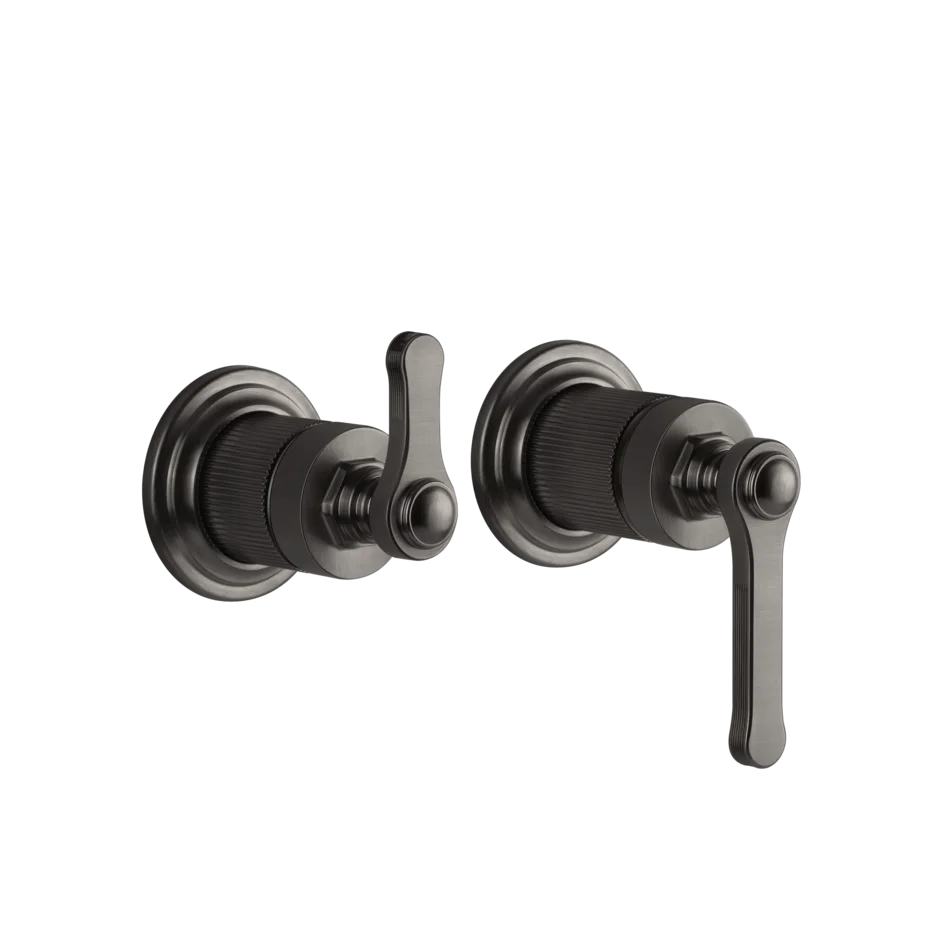 Смеситель для душа 65038 707 Gessi Venti20 ЧЕРНЫЙ МЕТАЛЛ BR. PVD 65038707