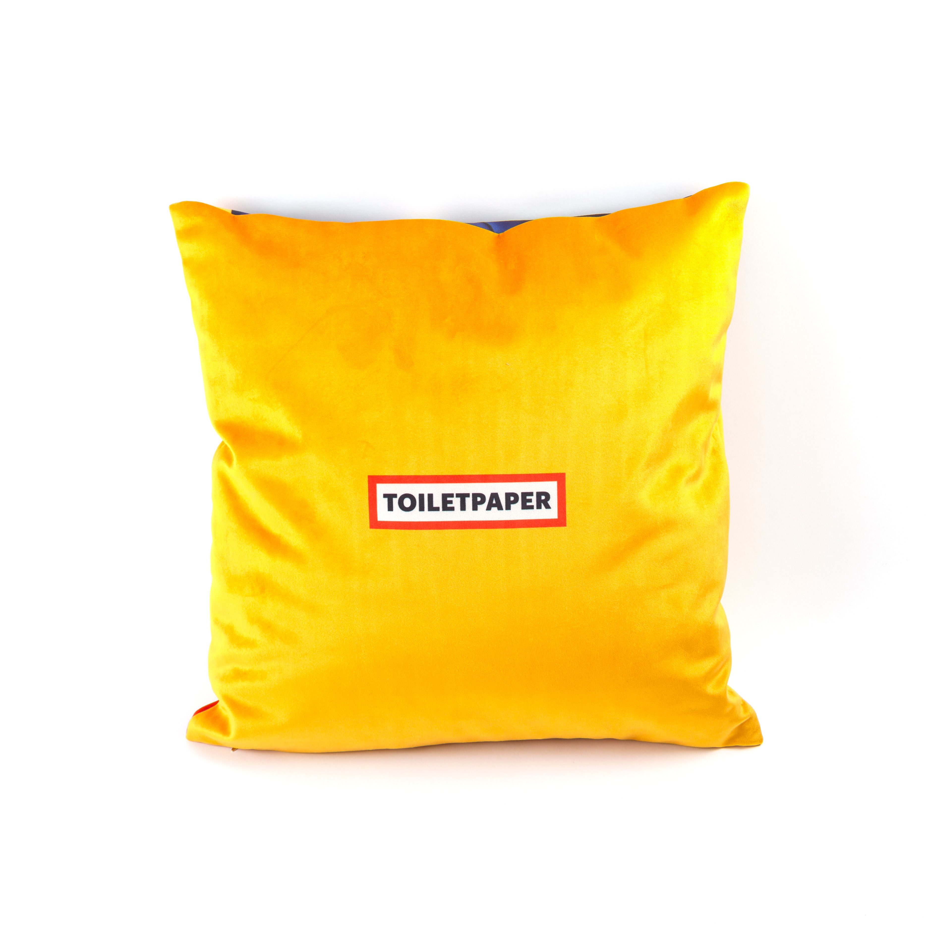 Квадратная подушка из ткани Seletti Seletti wears Toiletpaper ARCH-00103439