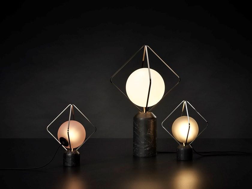 BROKIS Настольная лампа из мрамора и металла Jack o' lantern sun-id-1504552 - Вид №3