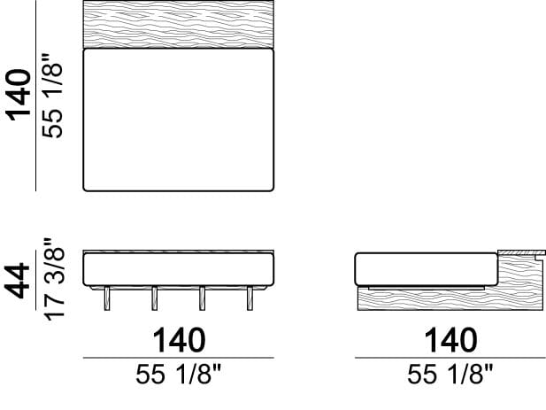 Тканевый модульный садовый диван Arketipo SANTOS ARCH-00052540 - Вид №22