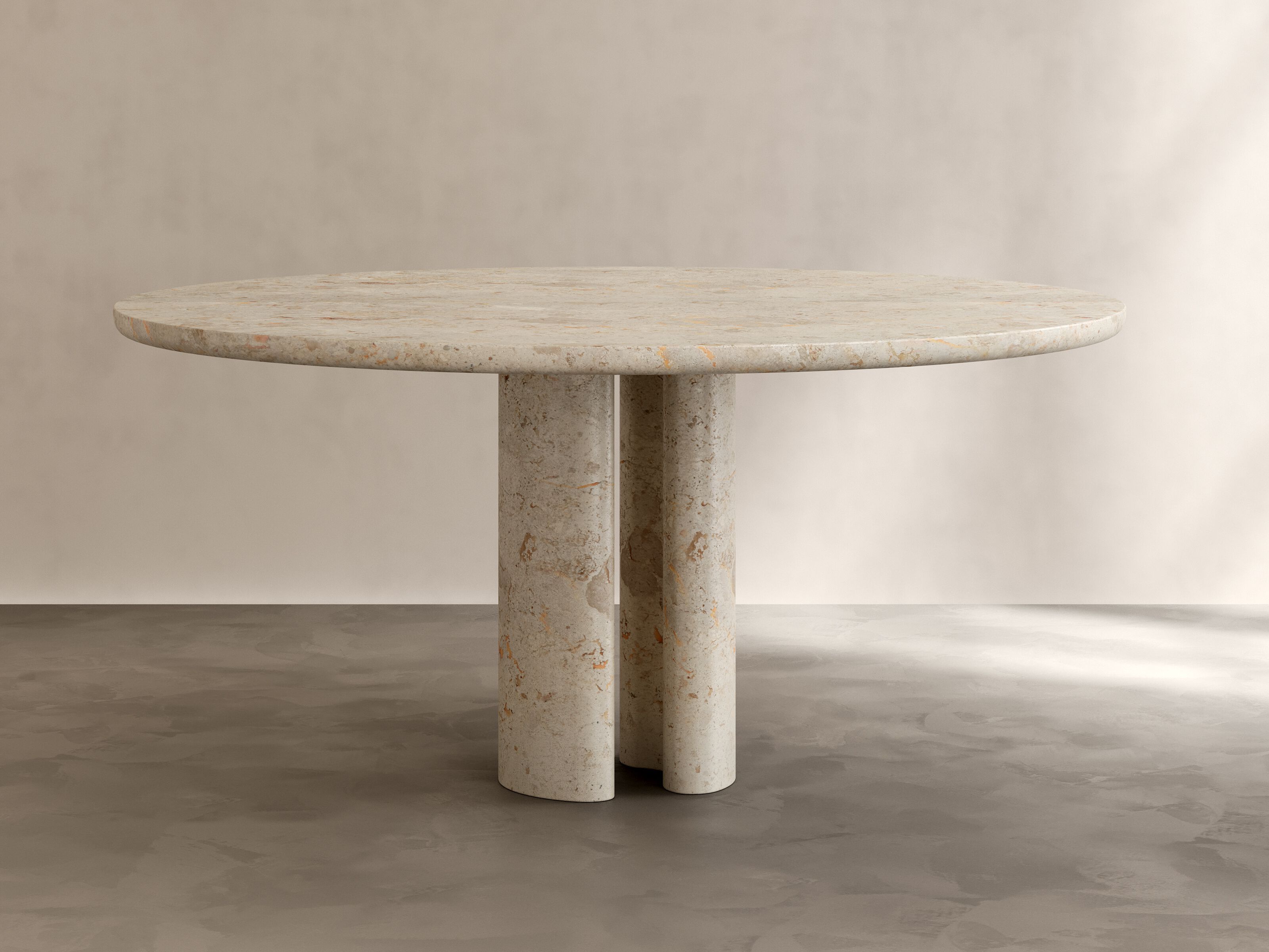Круглый обеденный стол из натурального камня Paloma Editions Roman ARCH-00043616 - Вид №2