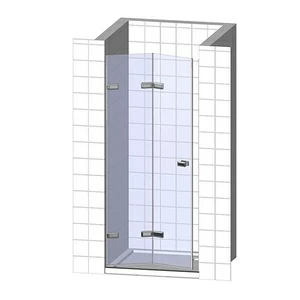 Душевая дверь в нишу 120x200 GK-862C стекло прозрачное 6 мм GUTEWETTER TREND DOOR