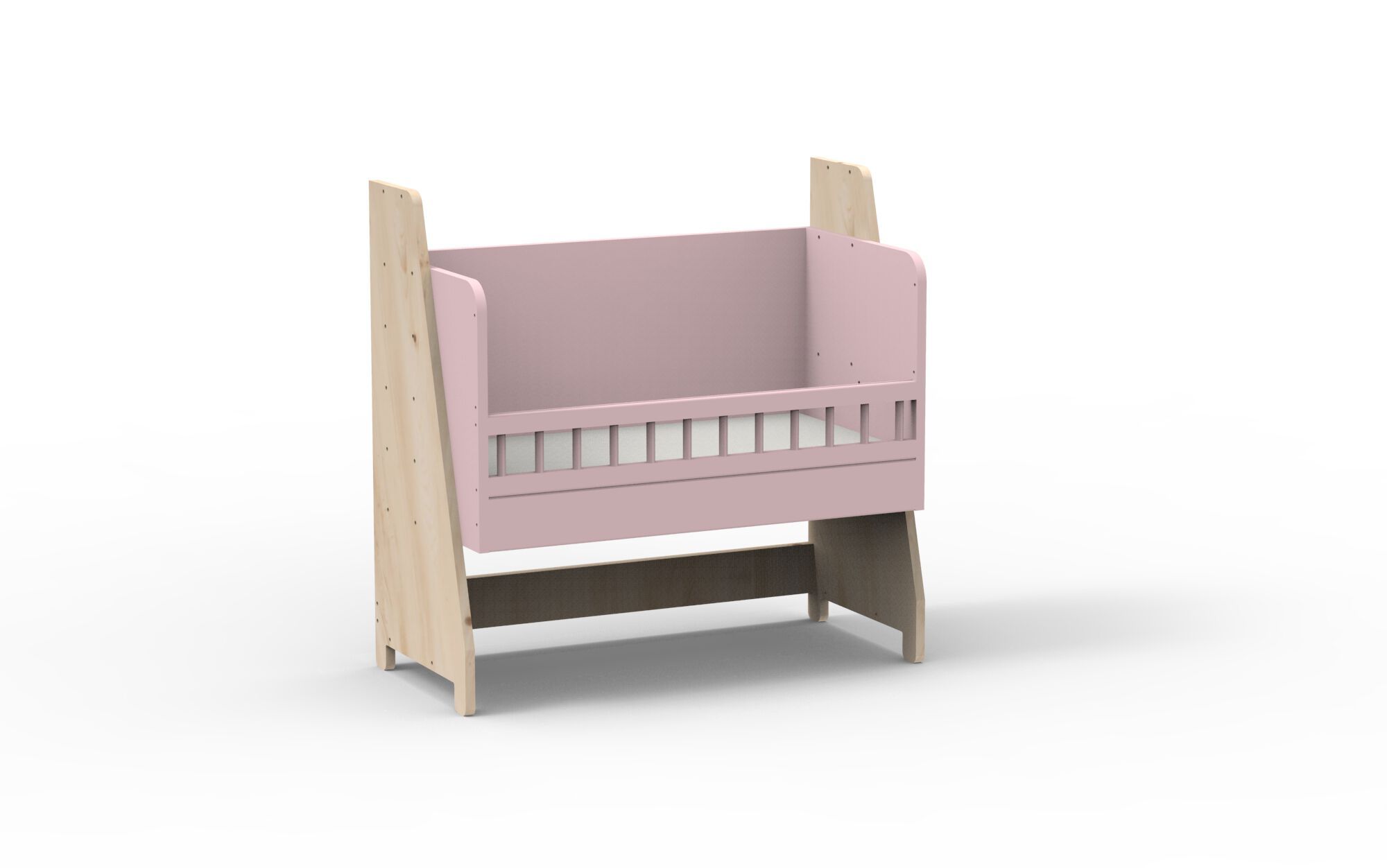 Лакированная деревянная кровать для сна Mathy by Bols ASYMETRY ARCH-00052185 - Вид №54