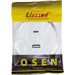 Розетка TC+USB встраиваемая Osen цвет белый 89424726 STLM-2195339