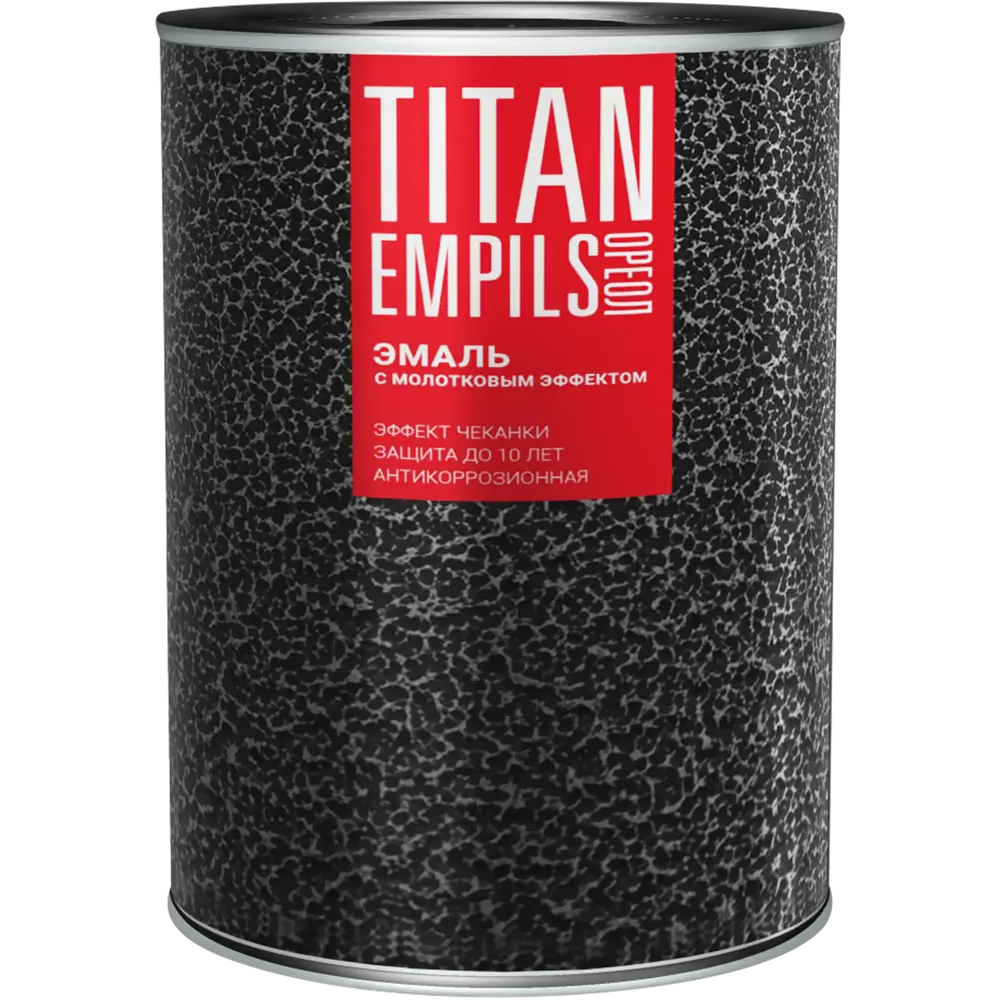 Грунт-эмаль 3 в 1 Ореол Titan молотковая цвет коричневый 0.8 кг 84439788 STLM-2043563  - Вид №1