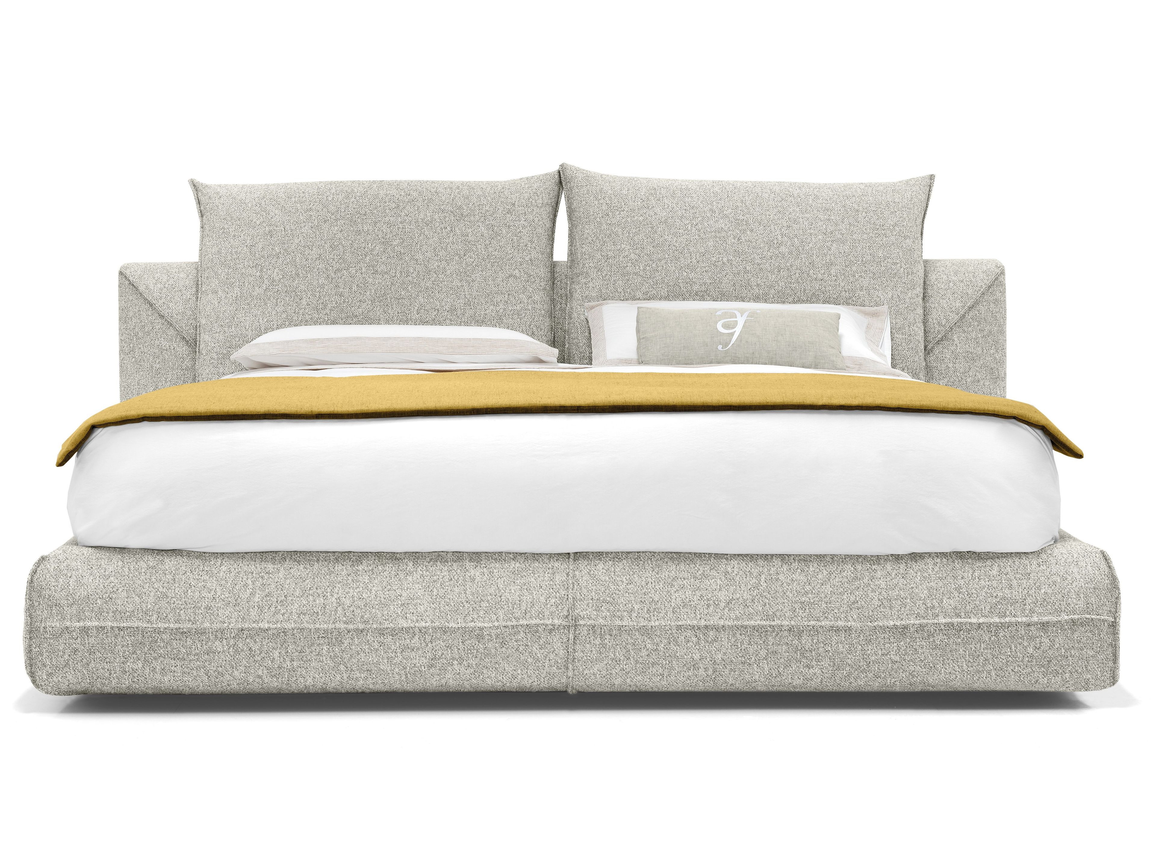 Двуспальная кровать с мягким изголовьем Arketipo крупным планом ARCH-00094786