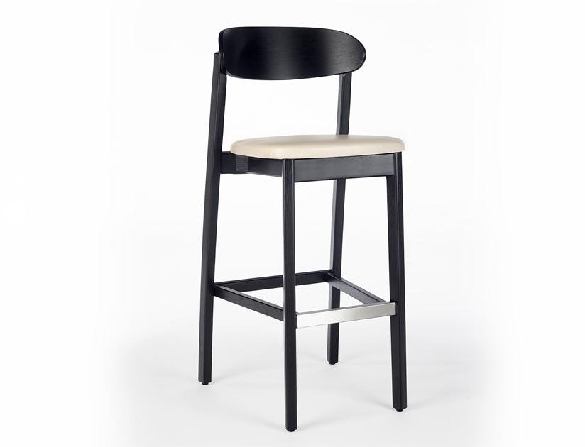 Wildspirit Высокий деревянный табурет со встроенной подушкой Arch sun-id-1490238 - Вид №2