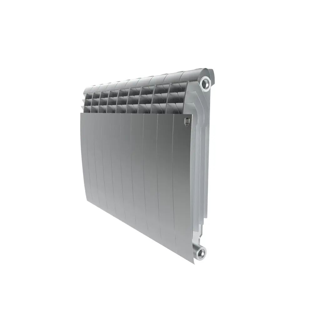 Радиатор секционный Royal Thermo Biliner 500/87 10 секций боковое подключение биметалл серый STLM-2150242 - Вид №1