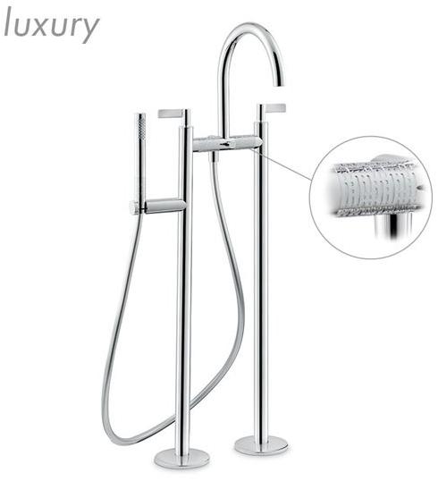 newform Отдельностоящая ванна с ручным душем Blink chic 71086c - 71186c - Вид №1