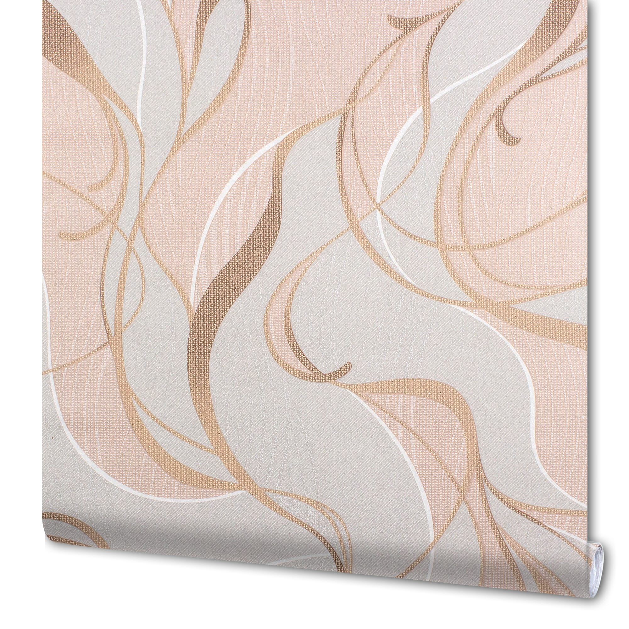 82938318 Обои бумажные бежевые 0.53 м 323-02 Тренд Santreyd 