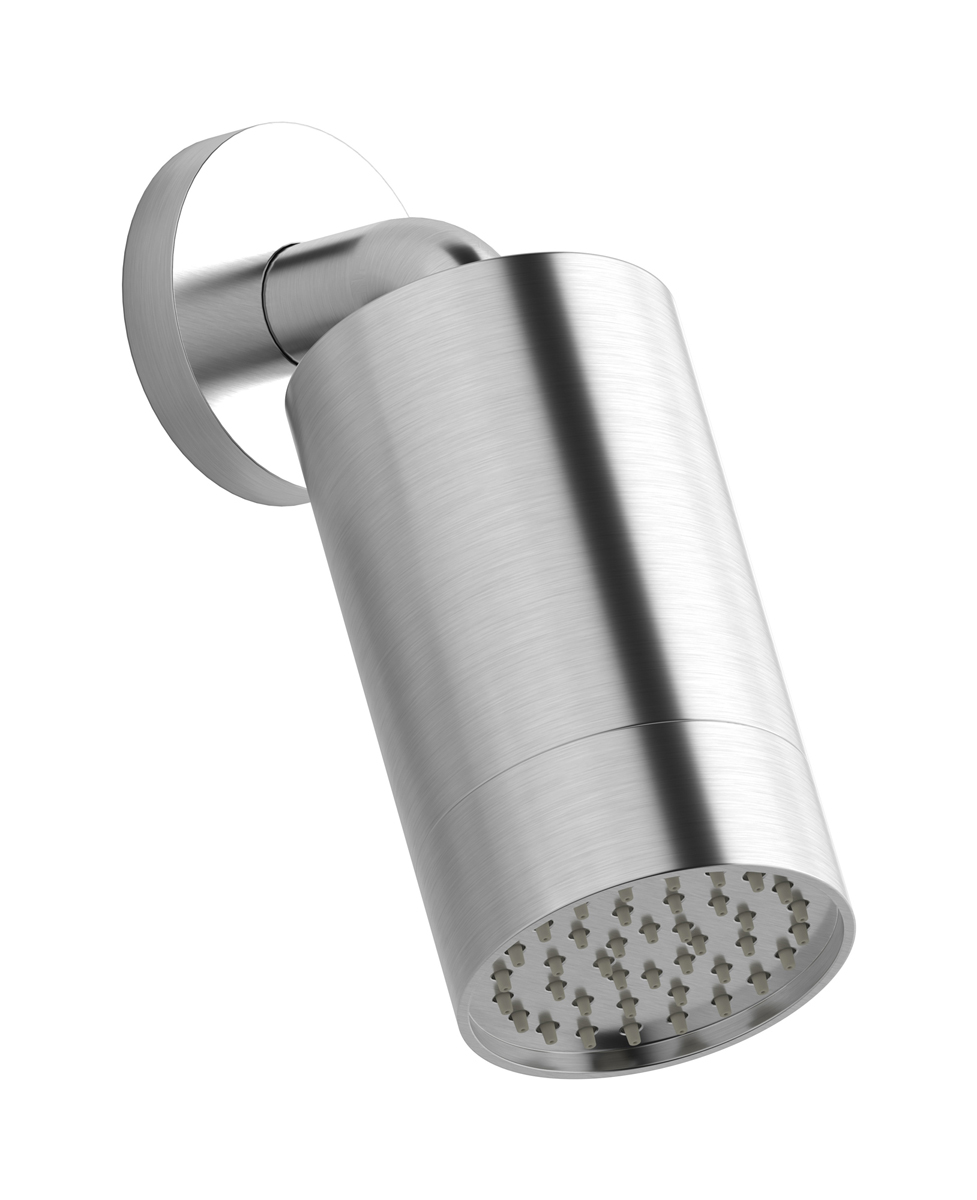 Верхний душ с Кронштейн для душа WE ARE IB id085cs_2 Brushed Nickel Spot