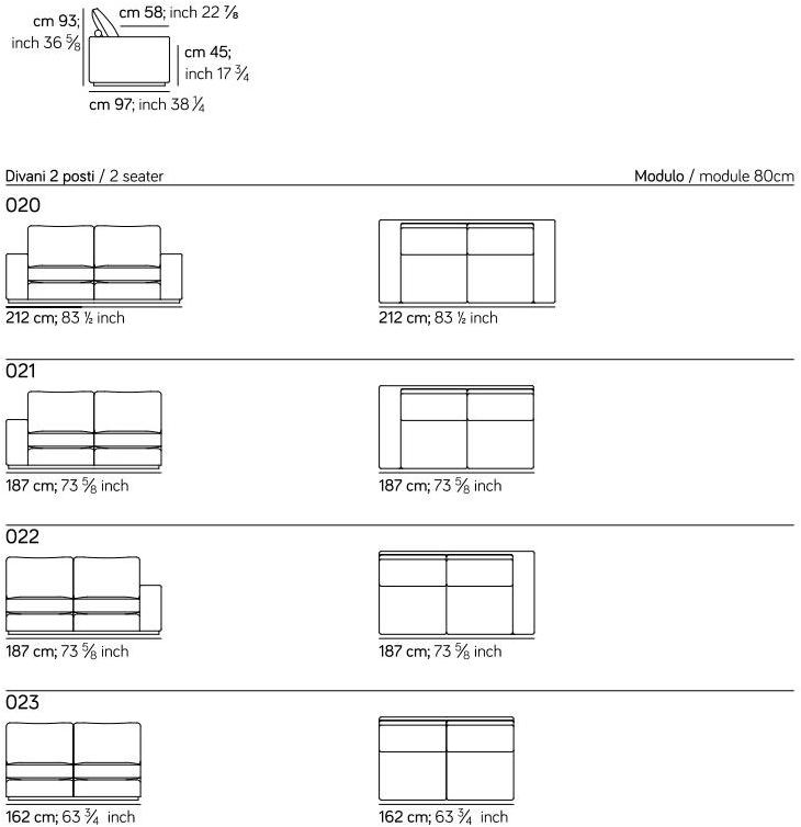 AMURA Угловой диван в ткани Murray 071+073+073+053+005 - Вид №4
