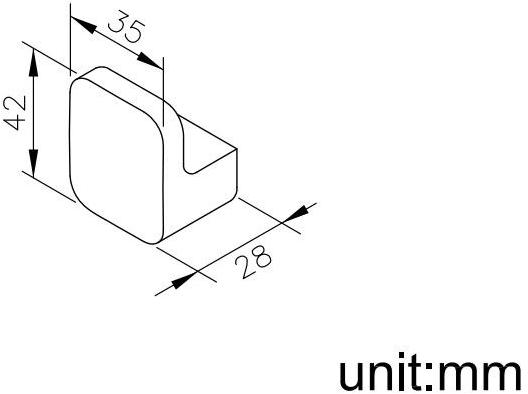 JUSTIME Крючок для полотенца из алюминия Dragon sun-id-1427407 - Вид №2
