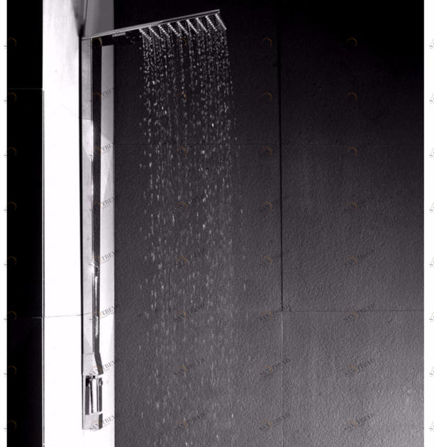 tender rain Настенная душевая стойка из латуни с душевой лейкой Sharp sun-id-1398319