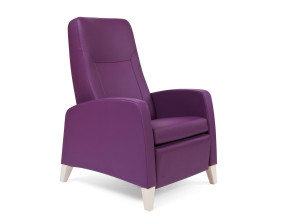 Тканевое кресло с подлокотниками