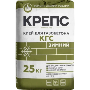 Клей для блоков Крепс КГС зимний 25 кг 82020559 STLM-2196208